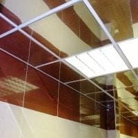 Кассетный зеркальный потолок