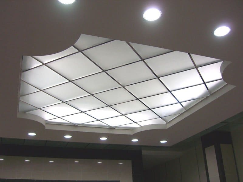 Точечные светильники для потолка с подсветкой