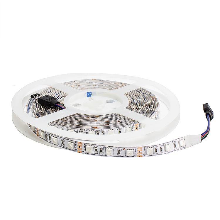 Лента светодиодная стандарт SMD 5050, 60 LED/м, 14,4 Вт/м, 12В, IP65, Холодный белый
