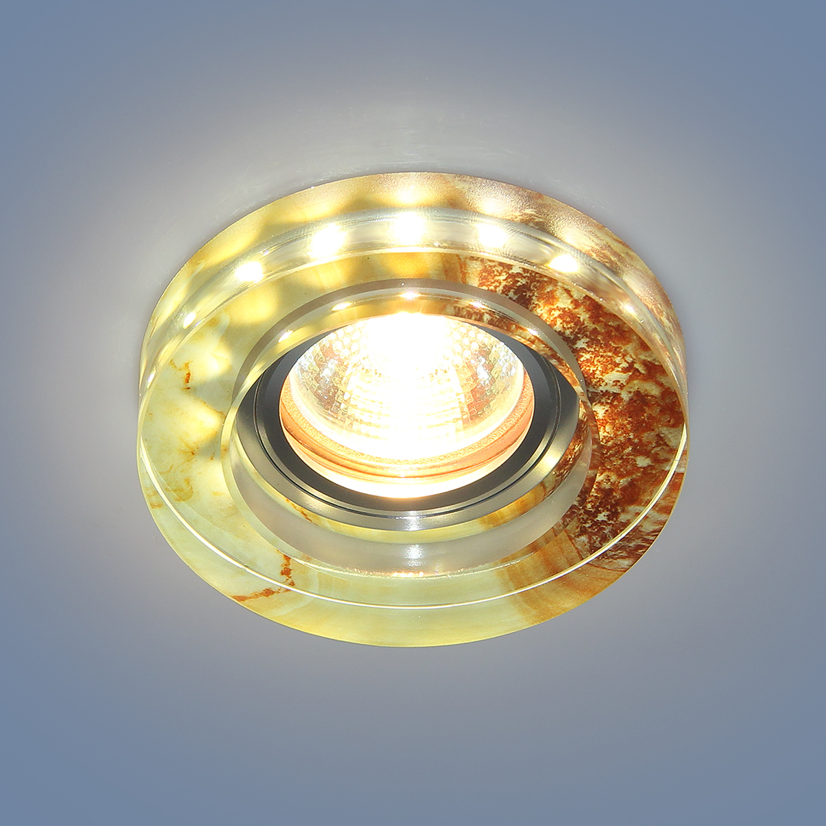 Точечный светильник со светодиодами 2190 MR16 YL желто-терракотовый