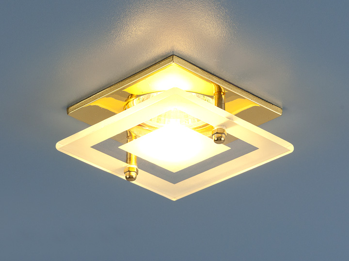 Точечный светильник 781 MR16 GD/CL золото прозрачный