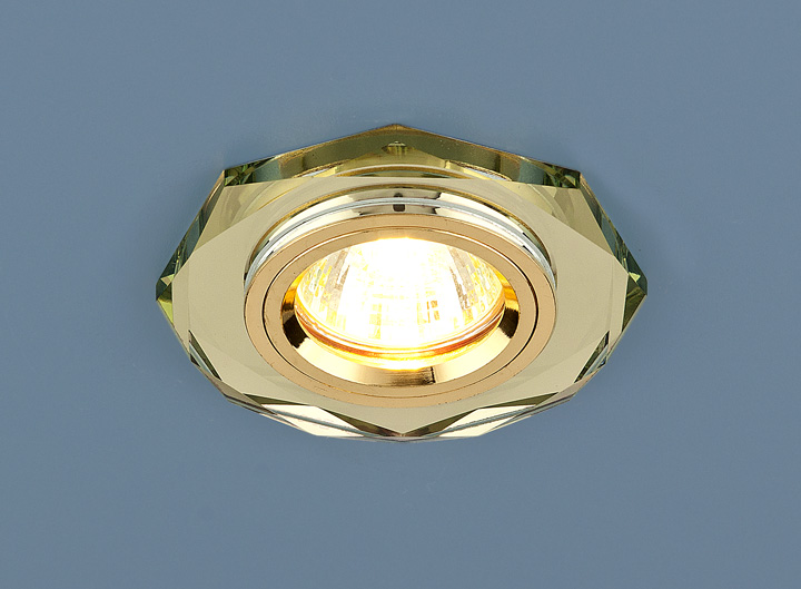 Точечный светильник 8020 MR16 YL/GD зеркальный/золото