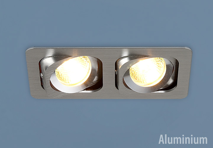 Алюминиевый точечный светильник 1021/2 MR16 CH хром