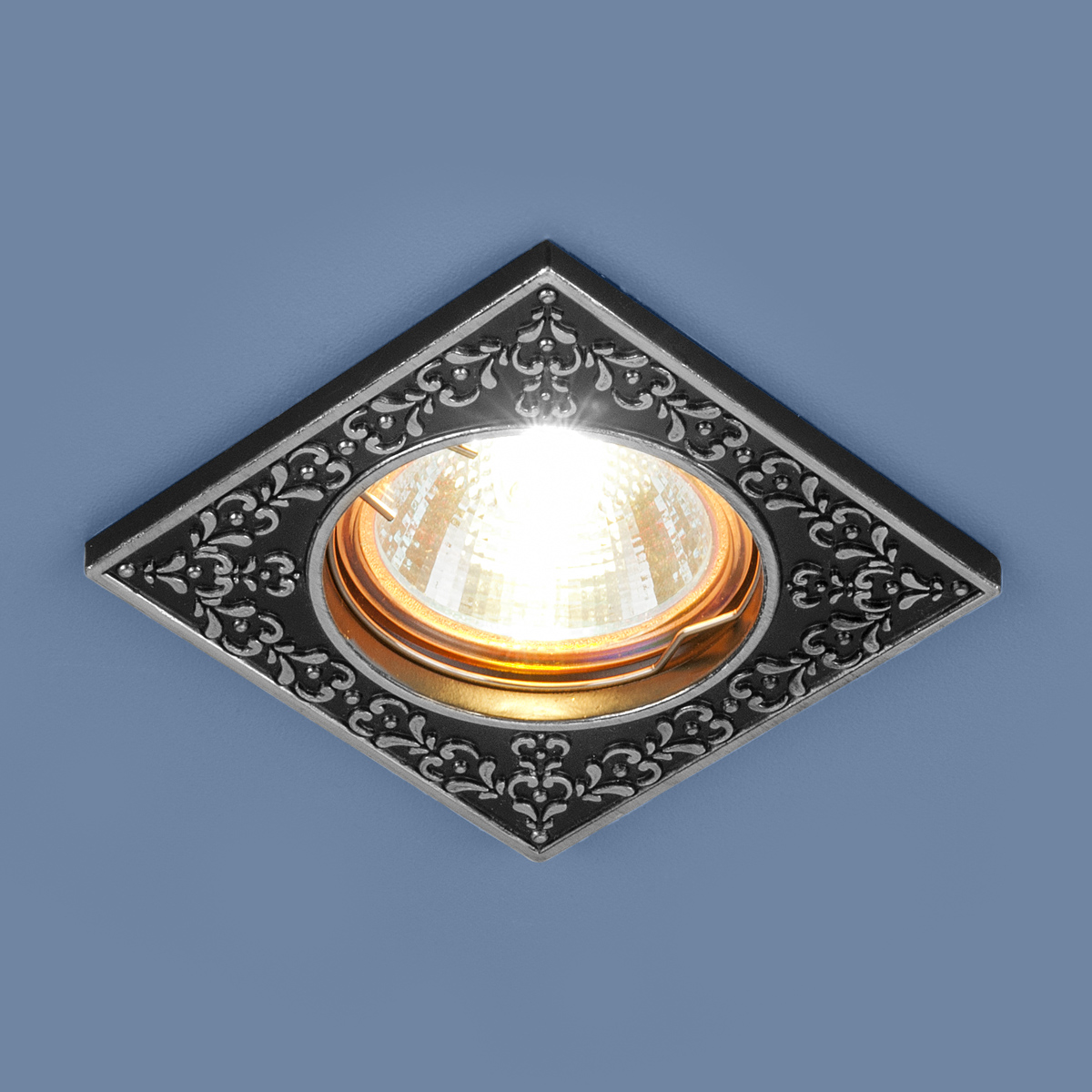 Точечный светильник 120071 MR16 BK/SL черный/серебро