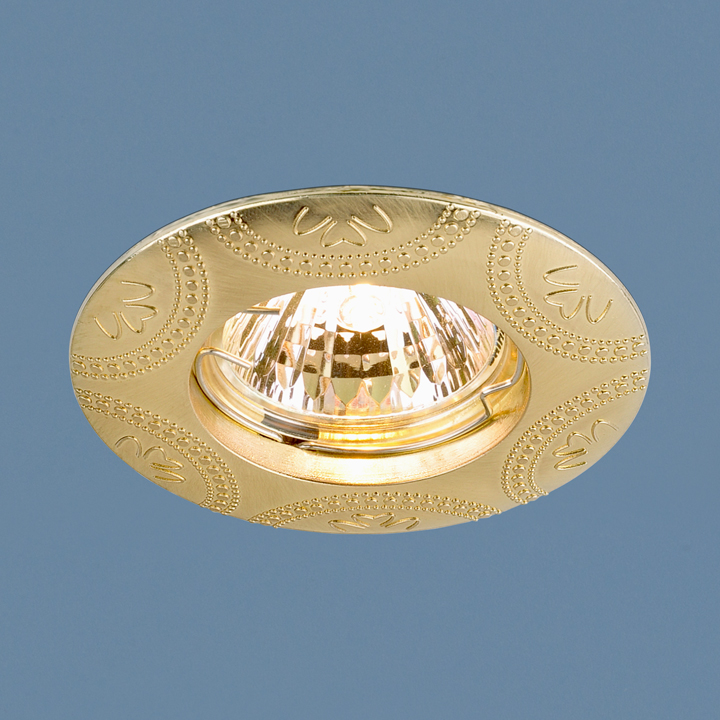 Точечный светильник 602 MR16 SG сатин золото