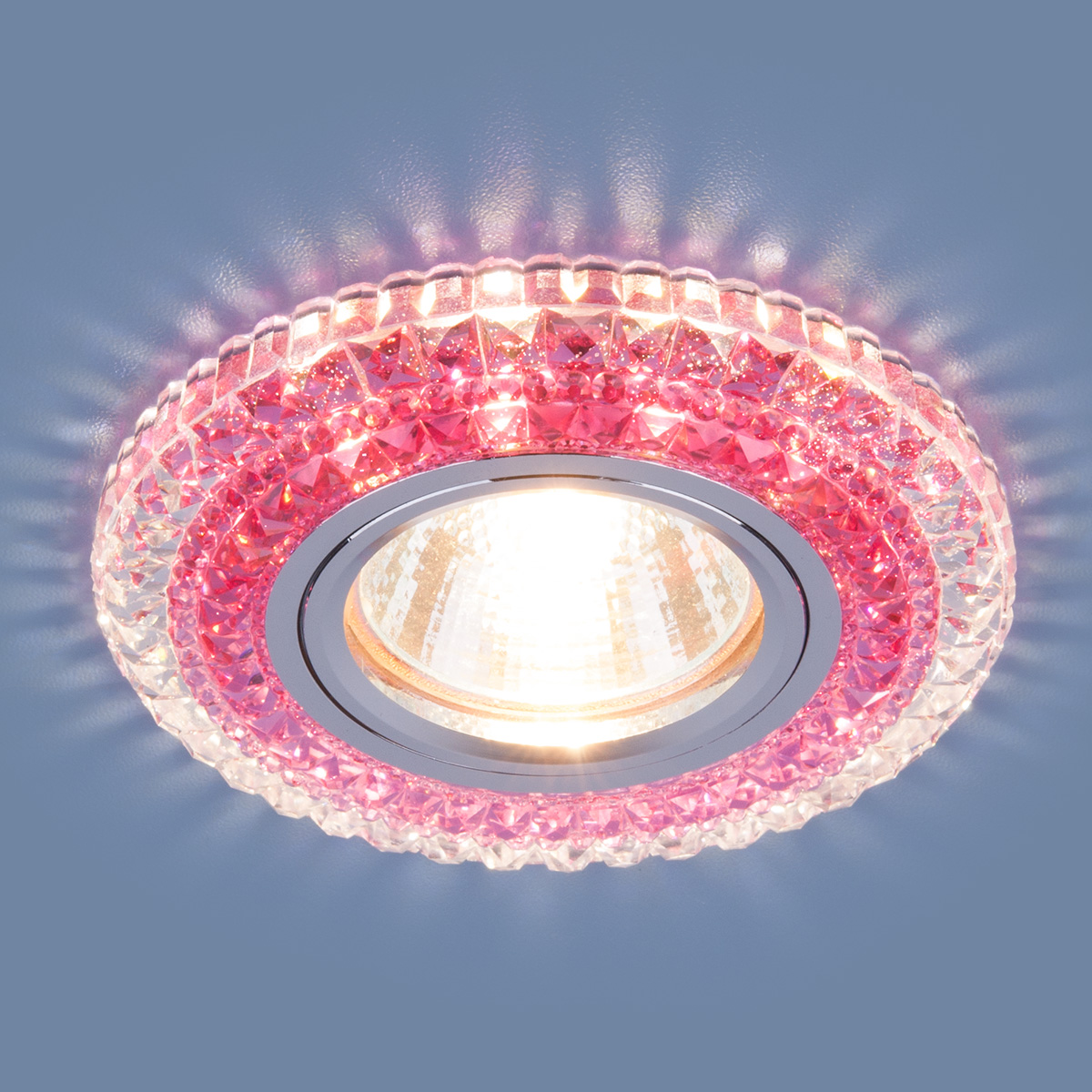 Точечный светодиодный светильник 2193 MR16 CL/PK прозрачный/розовый