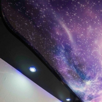 Потолок Звездное небо. Гостинная